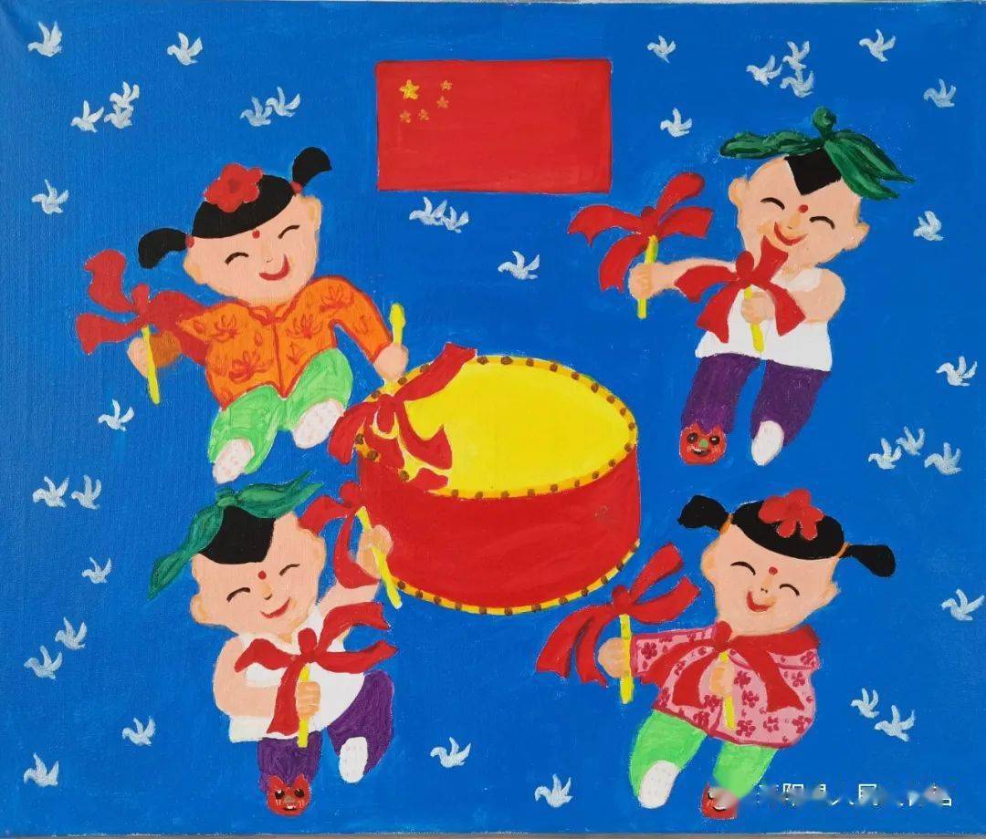 同心向党礼赞百年 寿阳县文化馆美术培训班学员以农民画深情颂党恩